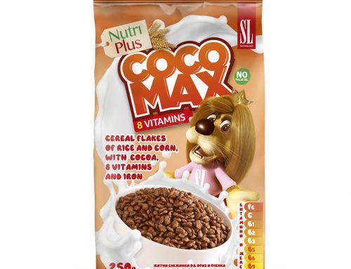 Coco Max – Cereal flakes of rice and corn with cocoa 250g