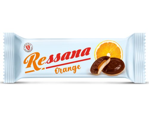 RESSANA Soft biscuit with orange jelly and chocolate topping 115g