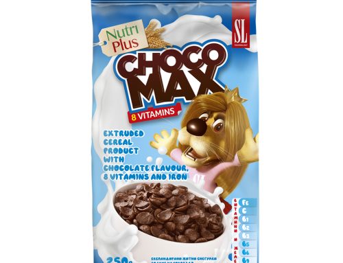 Choco Max – Wheat flakes with chocolate flavor 250g