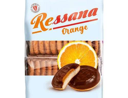 Resana biscuit with orange jelly and chocolate sauce 345g